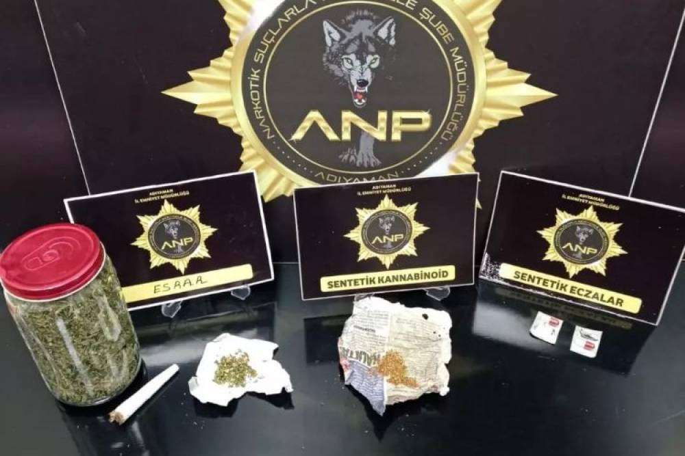 Adıyaman'da uyuşturucu operasyonu