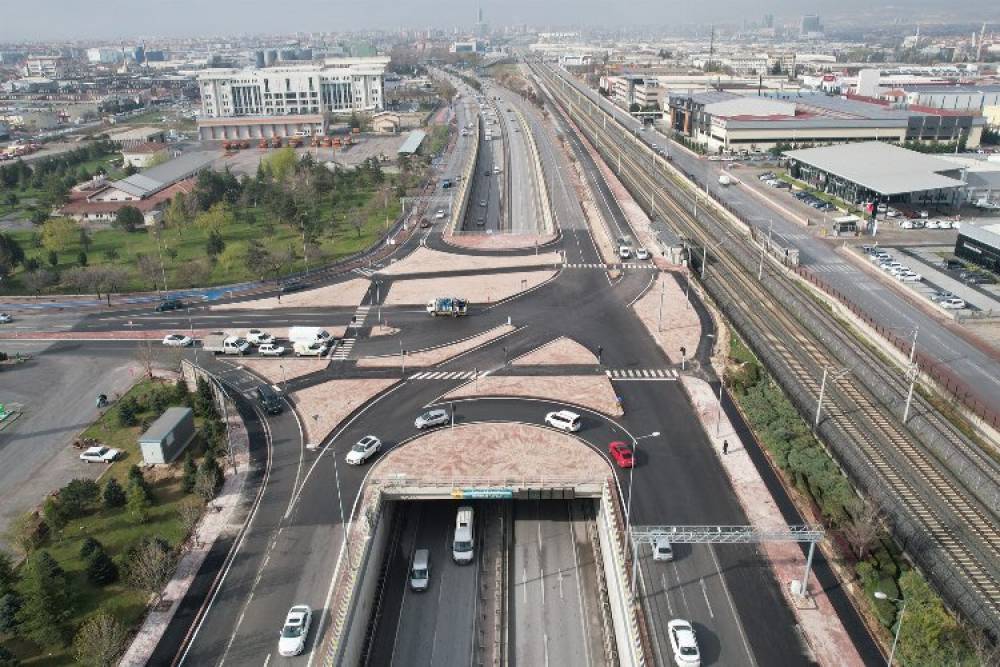 Konya'da trafiği rahatlatacak düzenleme tamamlandı
