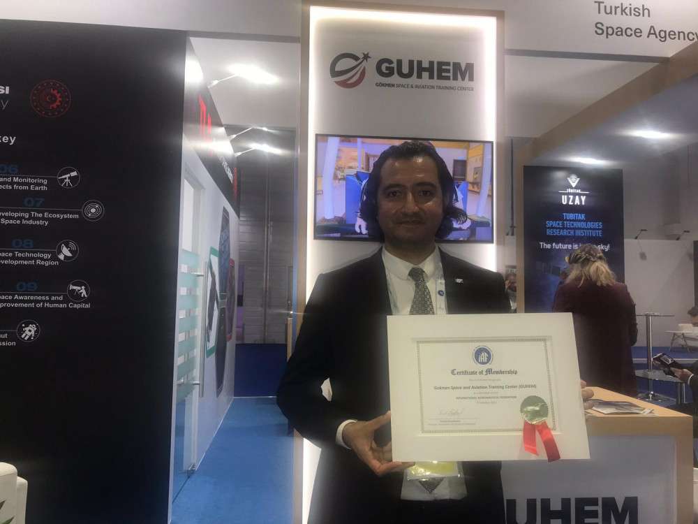 GUHEM'in Uluslararası Astronotik Federasyonu'na üyeliği tescillendi