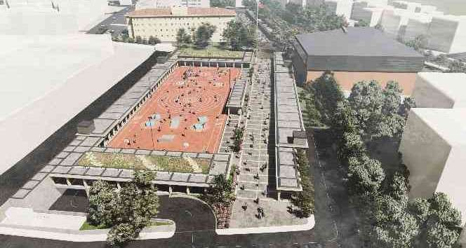 Bayrak Meydanı, yeni haliyle göz kamaştırıyor