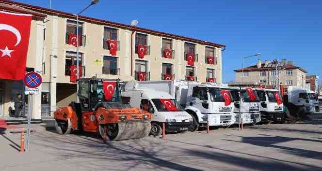 Çifteler Belediyesi araç filosunu genişletti