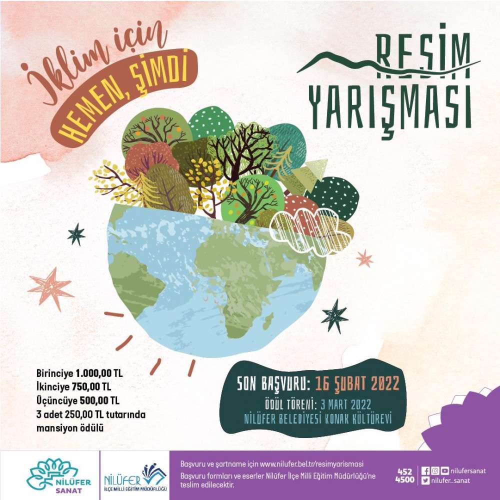 Resim yarışmasının bu yılki teması iklim