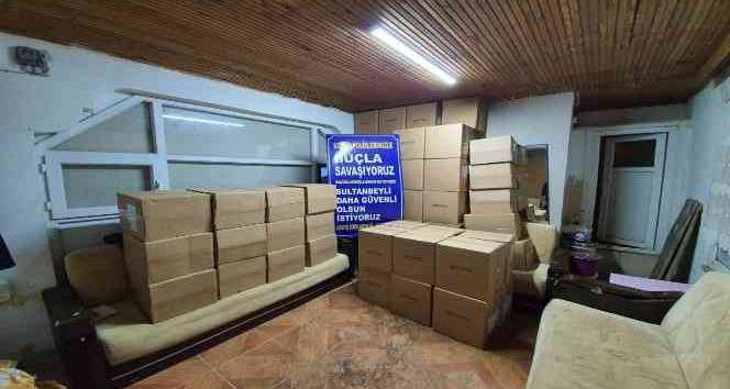 Sultanbeyli'de kaçak tütün operasyonu