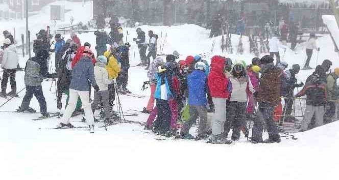 Uludağ'da kar kalınlığı 2 metre