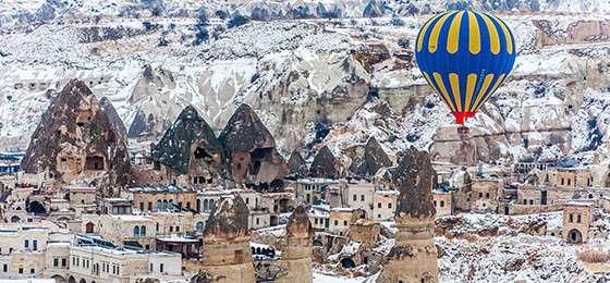 Yılbaşında Kapadokya'da 35 bin turist